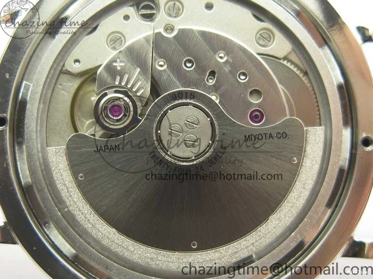 MIROTIME 0102 Portofino IW458101 SS MK 1:1 Best Edition Blue Dial On Blue Leather Strap MIYOTA MoistureWicking 7168